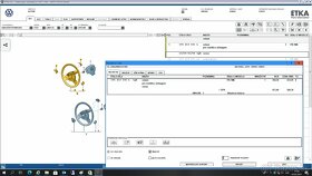 VW TOURAN volant, model 2007, 1T0419091L - 7