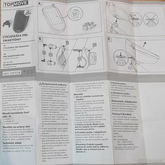 Držiak / puzdro na mobil ( bike, moto, ...) + odrazko - 7