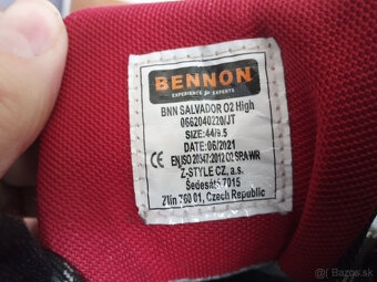 Panska kozena outdoorova obuv Bennon. - 7