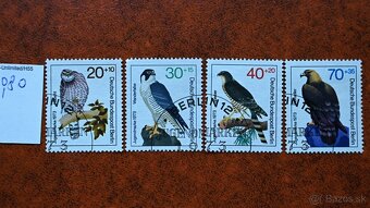 Známky - fauna - vtáctvo - série - 7