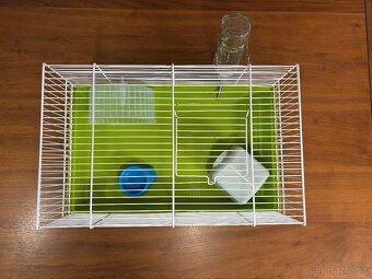 🐹 Predám 2 klietky FERPLAST + príslušenstvo + pelech - 7