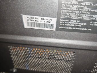 Predám plne funkčný televízor - plasma Panasonic Viera - 7