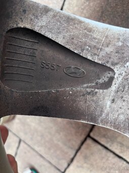 Orig. hliníkové disky Hyundai R18, 5x114,3 - 7