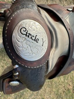 Westernové sedlo circle Y - 7