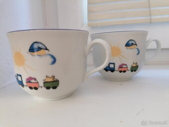 Poháre, hrnčeky rôzne + detský príbor - 7