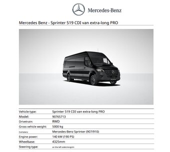Mercedes-Benz Sprinter 519 CDI Extra-Long PRO - 7