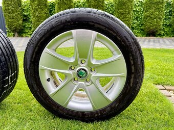 Komplet letnú sadu alu Škoda CRATERIS 5x112 205/55R16. - 7