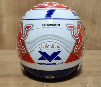 Max Verstappen - 2025 sezonna helma 1:2 + podpis karta - 7