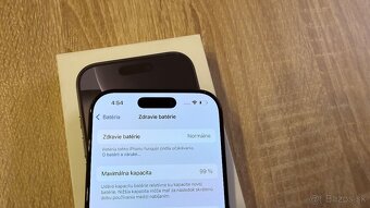 Vymenim predam iPhone 16 Pro Black 256gb kupeny v o2 - 7