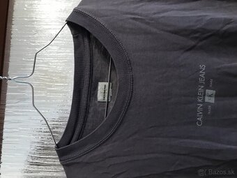 CALVIN KLEIN originál sive pánske tricko XL - 7
