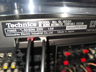 Technics SL-BD20 gramofón - 7