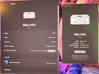 Apple Mac Mini M4 / 16 GB / 256 GB - v záruke - 7