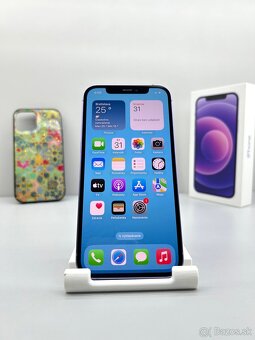iPhone 12 MINI WHITE TOP STAV NOVÁ BATÉRIA 100% - 7