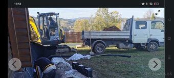 Minibager bager zemné výkopové prace - 7