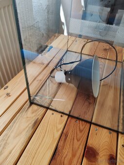Predám terárium + lampa na vyhrev - 7