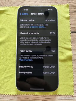 iphone 15 modrý 256gb - 7