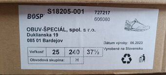 BOSP Taras low 37,5 (25cm vložka) 240mm - 7