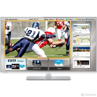 Predám Smart Viera LED TV Panasonic TX-L42E6E Full HD - 7