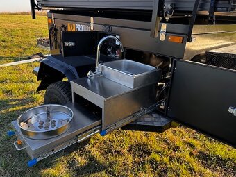 Offroad príves - camping vozík so strešným stanom PROOFF X1 - 7