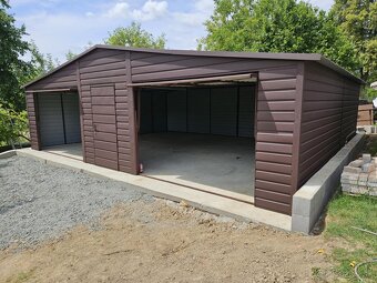 Nová plechová dvojgaraž - 7