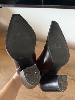 Kožené čoko čižmy veľ.39 - 7
