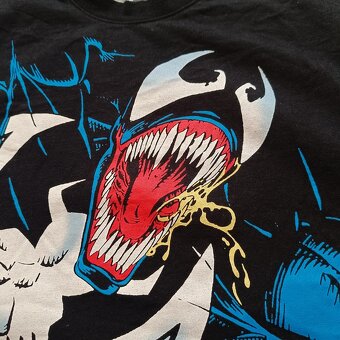 Huf x Marvel čierne tričko s potlačou Venom M - 7