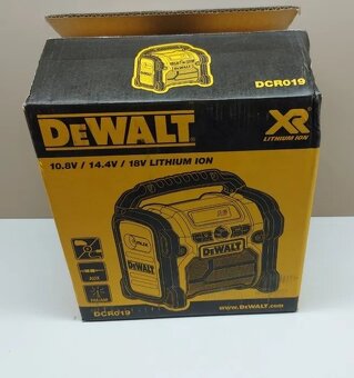 Nové Aku rádio FM / AM Dewalt DCR019 - 7