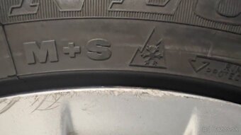 Zimné kolesá  Dunlop225/50R17 runflat vrátane krytov - 7