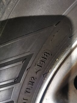 Letné pneumatiky Nokian Cline 205/65 R15C + disky Peugeot - 7