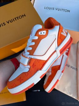 Louis vuitton tenisky orange full box - 7