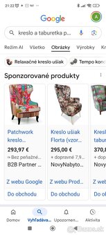 PREDÁM KRESLO S TABURETKOU - 7