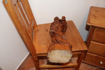 Marie a Jezulátko soška socha dřevo (225G) - 7