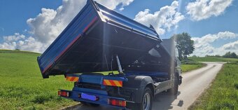 Mercedes Atego 1218 trojstranný sklápač s hydraulickou rukou - 7