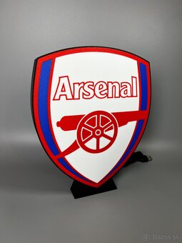 Arsenal LED logo lampa - 7