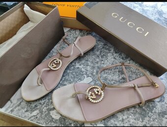 Kožené sandále Gucci 39 originál - 7