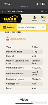 Strešné nosiče na bicykel - 7
