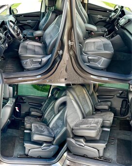 SEAT ALHAMBRA 2.0 TDI 4x4 rok 2014 alkantara 7 miestna - 7