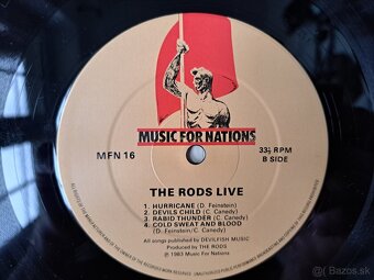 Lp THE RODS - Live - 7