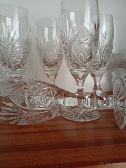 Bohemia kryštál súprava, poháre - 7