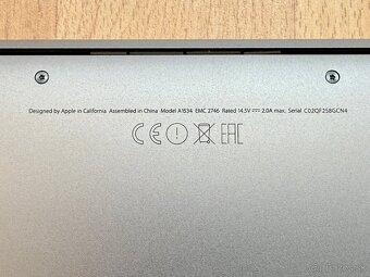 MacBook 12" 1.2GHz,2j/8GB/512GB, NOVÁ BATERKA, TOP STAV - 7