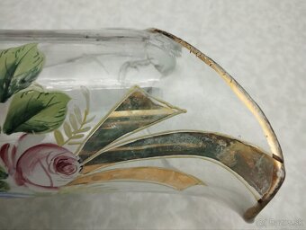 Sklenený džbán - ručná výroba - 7