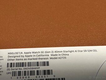 Apple Watch SE 2 (2024) LTE - 40mm - 7