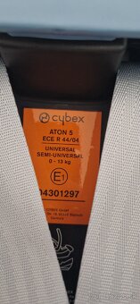 Vajíčko, autosedačka Cybex Aton 5 + báza - 7