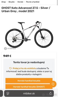 Ghost Kato Advanced 27.5 – výborný stav, málo jazdený - 7