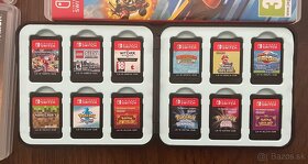 Nintendo SWITCH OLED s 21 hrami a prislusenstvom - 7