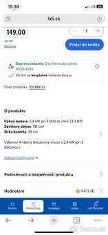 Motorová kosačka - 7