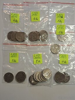 Mince 50 hal,1,2,5, kčs - 7