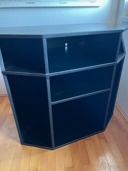 TV-stolík bledý a tmavý - 7