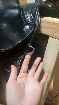 Čierne kožené sedlo - 7