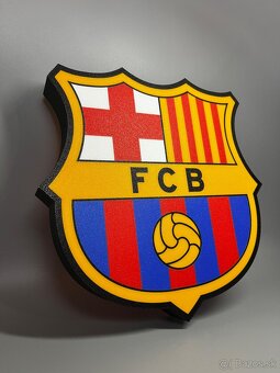 FC Barcelona LED logo lampa - 7